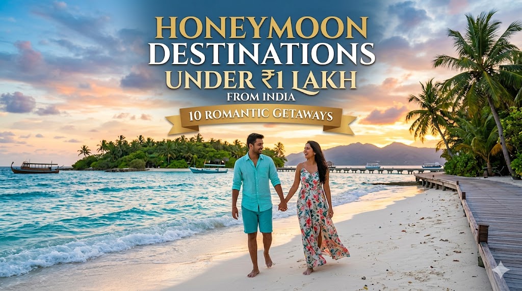 Honeymoon Destinations Under ₹1 Lakh from India: 10 Romantic Getaways