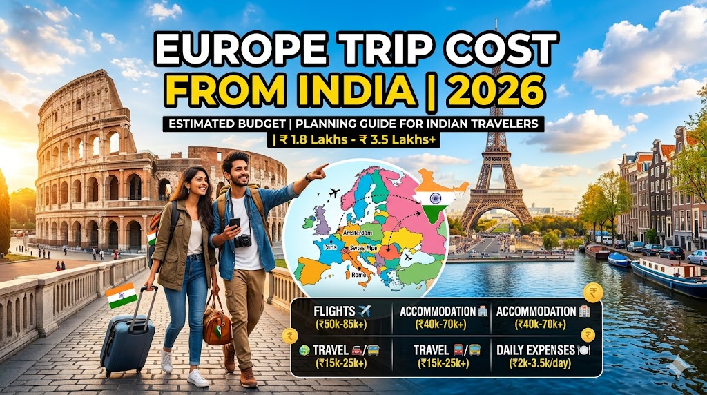 How Much Does a Europe Trip Cost from India? Full Guide