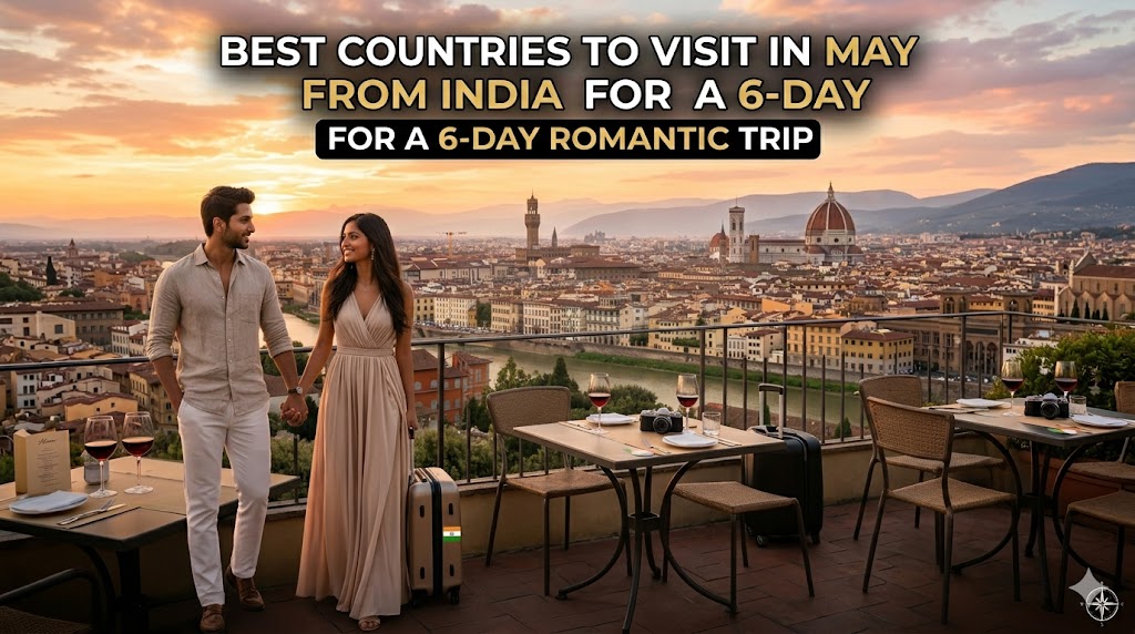 Best Countries to Visit in May from India for a 6-Day Romantic Trip