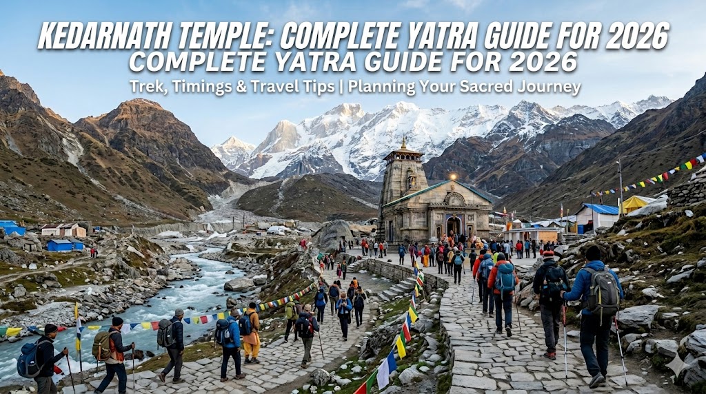 Kedarnath Temple: Complete Yatra Guide for 2026 (Trek, Timings & Travel Tips)