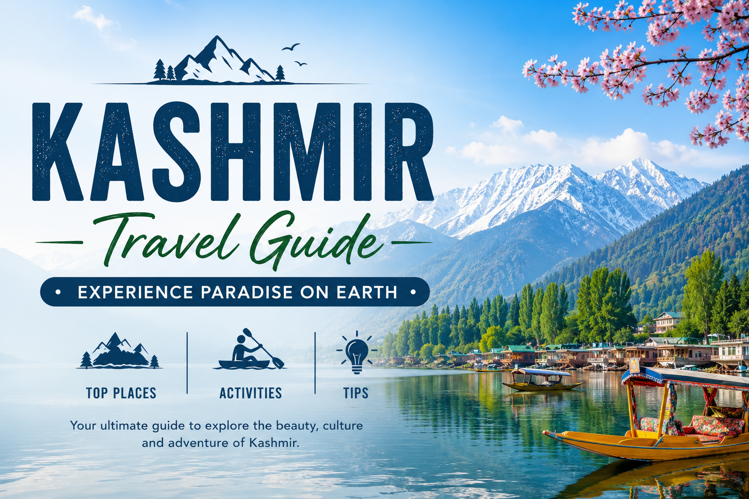 Kashmir Travel Guide: Experience Paradise on Earth | Top Places, Activities and Tips